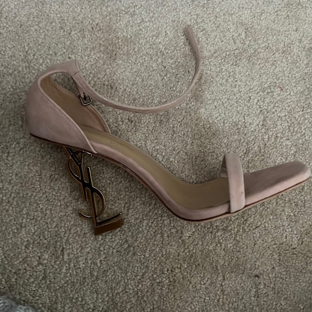 YSL nude heels